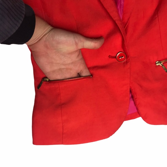 Portmans Orange Corporate Bolero Jacket Size 6 - Picture 4 of 11